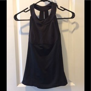 NWOT Lululemon Black Mesh Tank Top